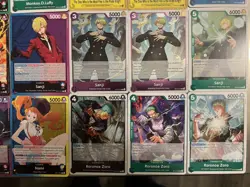 One Piece Card Lot! Monkey D. Luffy, Nami,, Zoro, Sanji– Anime TCG 35 cards - Image 5