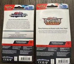 Pokemon Sealed Paradox Rift Booster Pack with Promo Cards + Coin Mint (x2) TCG - Image 3