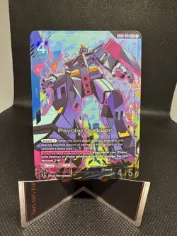 Bandai Gundam Card Game Psycho Gundam GD02-001 LR+ - Image 1