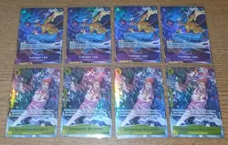 (8) One Piece PROMO CARDS LOT (Rosinante 108 / Law 093) Illustration Box 6 - Image 1