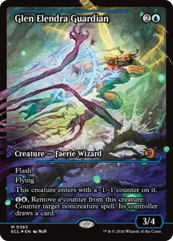 Glen Elendra Guardian (0383) (Showcase) Lorwyn Eclipsed *Foil* - Image 2