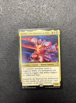 Isshin, Two Heavens as One 224/302 MTG Kamigawa Neon Dynasty NM - Image 1