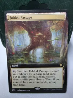 MTG Fabled Passage Throne of Eldraine Rare NM - Image 1
