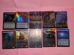 Secret Lair Foil MTG Lot! W/EOS, CMM & UNF All Foils! 10 Total! M/NM - Image 1