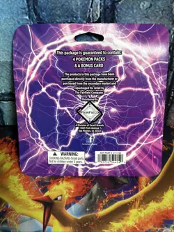 Pokemon TCG Lightning Set 4 Packs W/ Ultra Prism Crown Zenith Obsidian Vivid - Image 4