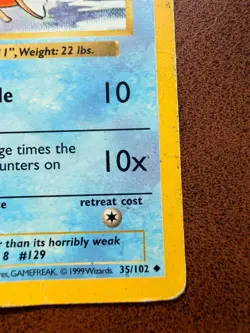 Magikarp - Pokemon 1999 Base Set 35/102 - Uncommon - 1st Edition - LP/MP - Image 4