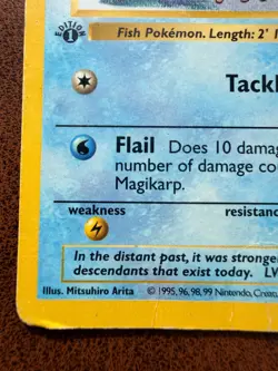 Magikarp - Pokemon 1999 Base Set 35/102 - Uncommon - 1st Edition - LP/MP - Image 5