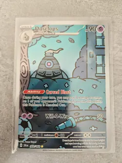 Pokemon TCG: Dusclops 069/064 Shrouded Fable Illustration Rare English - Image 1