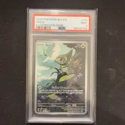 2025 POKEMON BLK EN-BLACK BOLT ILLUSTRATION RARE #145 AXEW PSA 9 - Image 1