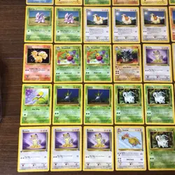 74 Card Lot Vintage Pokemon Base Jungle Fossil - Most Lightly/Moderately Played - Image 4