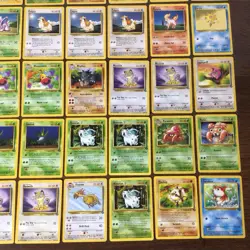 74 Card Lot Vintage Pokemon Base Jungle Fossil - Most Lightly/Moderately Played - Image 5