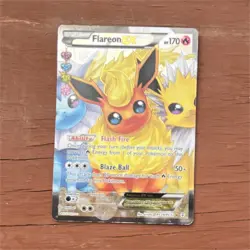 Pokemon Flareon EX Full Art Ultra Rare Holo RC28/RC32 Generations 170 HP - Image 1