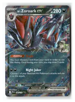N's Zoroark ex 098/159 Double Rare Journey Together Pokemon Near Mint - Image 1