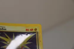 Pokemon Fossil Unlimited Holo Card: Zapdos (15/62) - Small Crease - Image 2