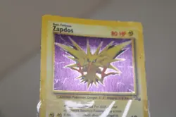 Pokemon Fossil Unlimited Holo Card: Zapdos (15/62) - Small Crease - Image 3