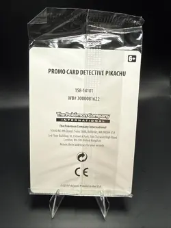 Pokemon 2019 Black Star Promo SM190 DVD Stamped Holo Detective Pikachu Sealed - Image 3
