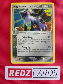 Mightyena 24/113 Delta Species Non Holo Rare Pokemon Card 2005 HP - Image 1