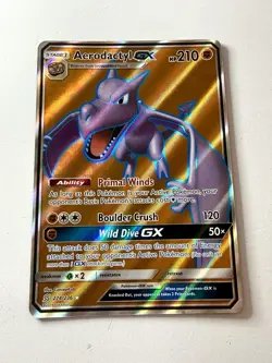 Aerodactyl GX 224/236 Unified Minds Full Art Ultra Rare Pokemon Card 2019 NM - Image 1