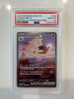 2023 Pokemon Charizard ex 199/165 Sv: Scarlet & Violet 151 Holo PSA 10 🔥 - Image 1