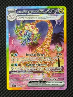 Pokemon Cards Alolan Exeggutor ex 242/191 Surging Sparks - Image 1