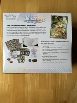 Pokemon Scarlet & Violet Prismatic Evolutions ETB 9 Booster packs - Image 2