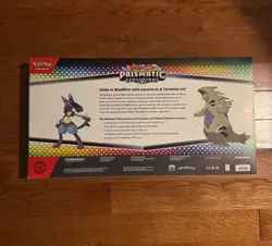 Pokemon TCG Prismatic Evolutions Lucario Ex + Tyranitar Ex Premium Collection - Image 2