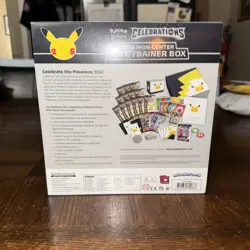 Pokemon Center PC TCG Celebrations ETB Elite Trainer Factory Sealed Box - Image 3