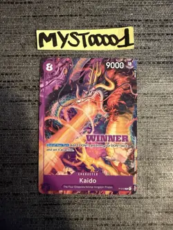 Carte One Piece Kaido P-010 WINNER English Card - Image 1