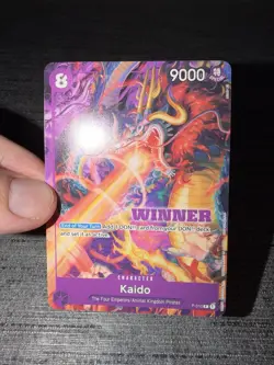 Carte One Piece Kaido P-010 WINNER English Card - Image 3