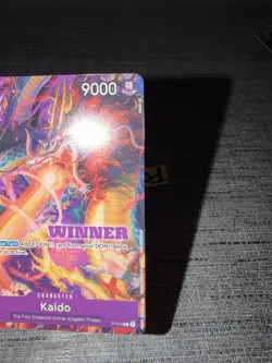 Carte One Piece Kaido P-010 WINNER English Card - Image 5