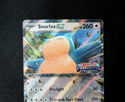 Pokemon Card TCG - Snorlax EX 076/131 - Prismatic Evolutions Stamped Promo - NM⭐ - Image 2
