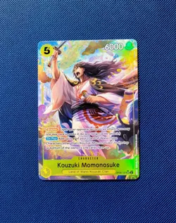 One Piece Card Game - Kouzuki Momonosuke (OP06-107) English Alternate Art Card - Image 1