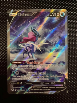 Suicune V GG38/GG70 – Crown Zenith Galarian Gallery – NM Pokemon Card - Image 2
