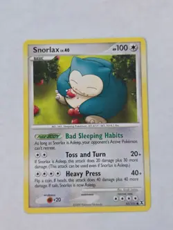 Pokemon TCG Snorlax Rising Rivals Card 81/111 Regular Common NM - Image 1