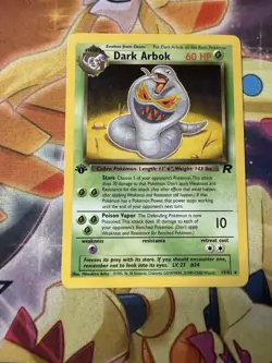 Pokemon Card - Team Rocket 19/82 - DARK ARBOK (rare) **1st Edition** - NM - Image 1