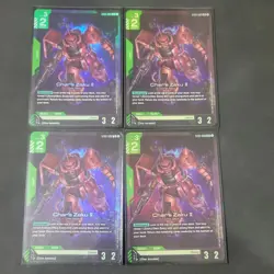x4 Gundam Card Game Char's Zaku II - ST03-006 Legend Rare English Foil Edition - Image 1