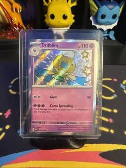 Pokemon Drifblim 156/091 SV Paldean Fates Holo Shiny Rare Card English - Image 1