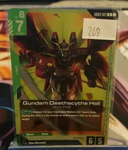GUNDAM CARD GAME GD03-021 GUNDAM DEATHSCYTHE HELL - Image 1