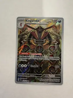 Pokemon Card - Kingambit Scarlet & Violet Base Set 220/198 Illustration Rare - Image 1