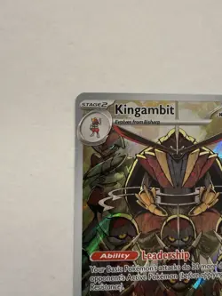 Pokemon Card - Kingambit Scarlet & Violet Base Set 220/198 Illustration Rare - Image 5