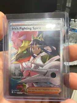 Iris’s Fighting Spirit 292/217 Full Art Astral Radiance NM Pokemon Card - Image 1