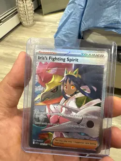 Iris’s Fighting Spirit 292/217 Full Art Astral Radiance NM Pokemon Card - Image 3