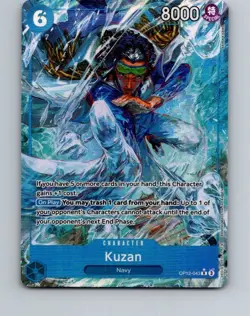 Kuzan OP12-043 R (Alt Art) Legacy of the Master One Piece TCG Card - English - Image 1