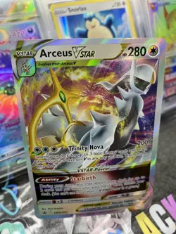 Arceus VSTAR SWSH307 SWSH: Sword & Shield Promo Cards Holo - **NM** - Image 1
