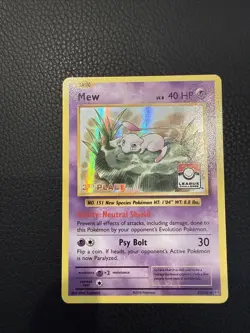 Pokemon Card Mew Pokemon League 3rd Place Stamp 53/108 LP - Image 2