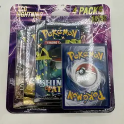 Pokemon TCG Walgreen's Lightning Set 4 Packs Card Shining Fates Champions Path 97712544540 - Image 1