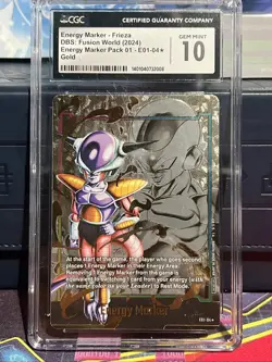 Frieza Energy Marker Gold E01-04 Dragon Ball Super Card Game Fusion World - Image 1