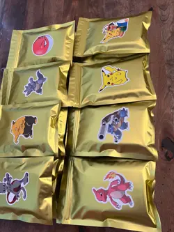 ⭐ Official Pokemon ⭐50 Card Lot GOLD PACK 3 Ultra Rares 6 Holos KOREAN POKEMON - Image 3