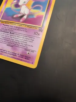 Pokemon Pokemon TCG Card Promo Mew 8 Black Star WOTC 50 HP Nea Mint - Image 3