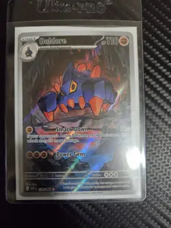 Pokemon TCG SV White Flare Illustration Rare Boldore Card 128/086 IR English - Image 1